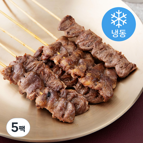 염통꼬치 - 푸드장 염통꼬치 (냉동), 200g, 5팩