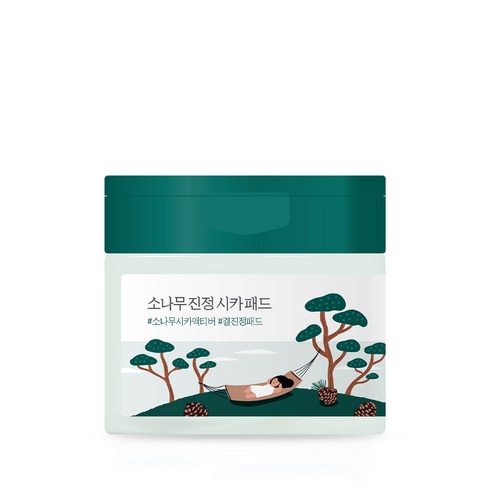 라운드랩 소나무 진정 시카 패드 195ml, 50개입, 1개