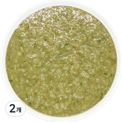 짱죽 유아용 실온이유식 초기 한우시금치 묽은죽 7개월부터, 160g, 2개