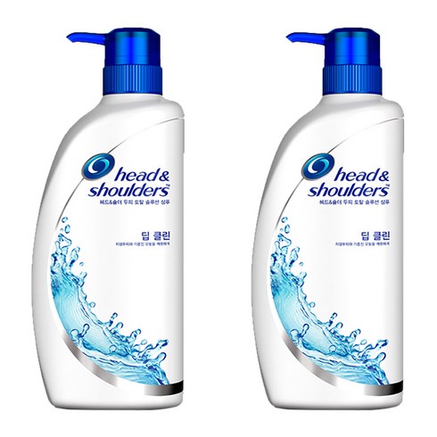 헤드앤숄더 딥 클린 샴푸, 850ml, 2개