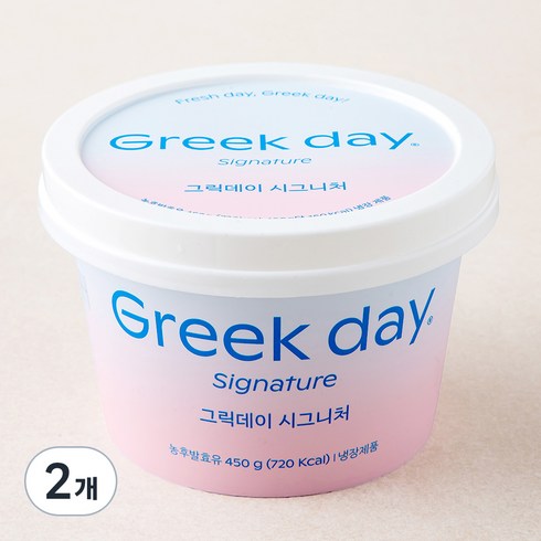 그릭데이 그릭요거트 시그니처, 450g, 2개