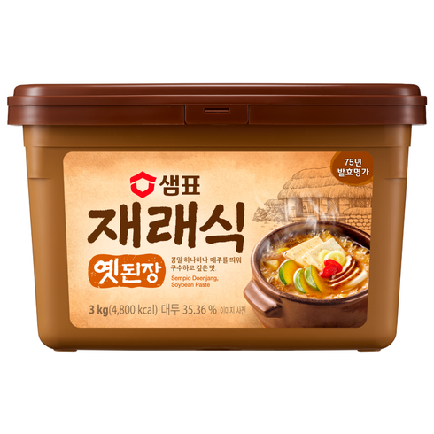 샘표된장 - 샘표 재래식 옛된장, 3kg, 1개