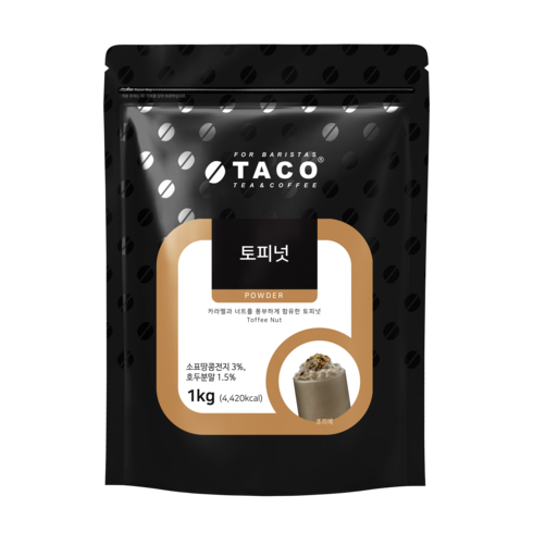 타코 토피넛 파우더, 1kg, 1개입, 1개