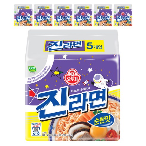 오뚜기 진라면 순한맛 120g, 35개