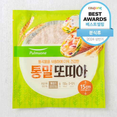 두부또띠아 - 풀무원 통밀 또띠아, 150g, 1개