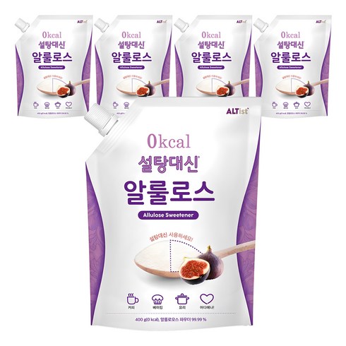 설탕대신 알룰로스, 400g, 5개