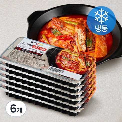 갈치조림 - 곰곰 간편한 갈치 조림 (냉동), 140g, 6개