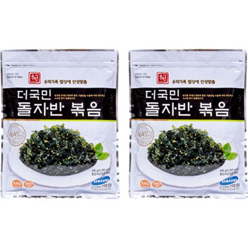 김자반500g - 더국민 돌자반 볶음, 500g, 2개