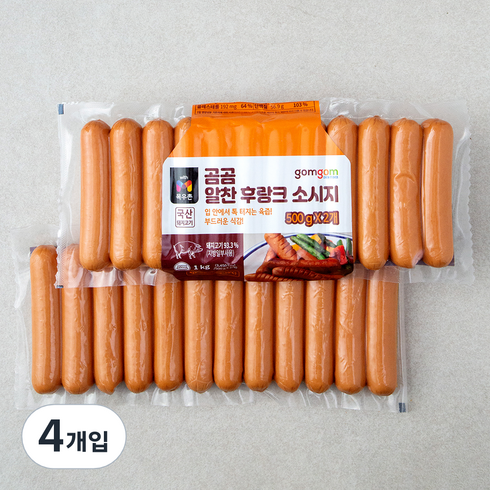 곰곰 알찬 후랑크소시지, 500g, 4개입