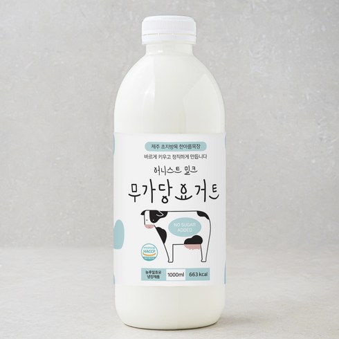 어니스트밀크 무가당 요거트, 1000ml, 1개