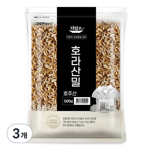 더담은 호라산밀, 500g, 3개