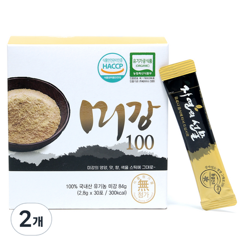 산마을 미강 100 동결건조 가루 30p, 84g, 2개