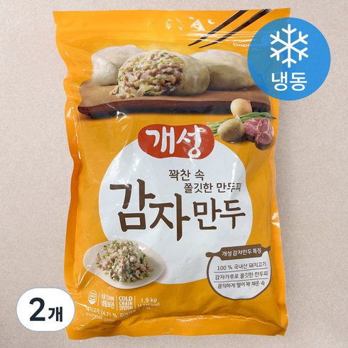 감자만두 - 동원 개성감자만두 (냉동), 1.9kg, 2개