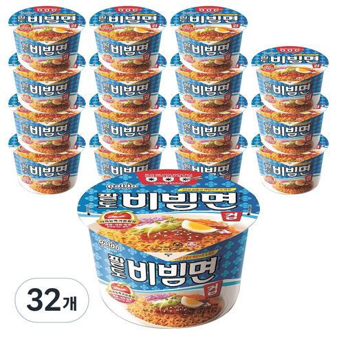 비빔면 - 팔도비빔면 컵 115g, 32개