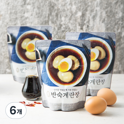 계란장 - 풍요한아침 반숙계란장, 400g, 6개