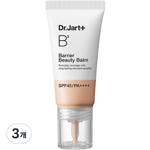 닥터자르트 더메이크업 베리어 뷰티밤 30ml SPF45 PA++++, 01 라이트, 3개