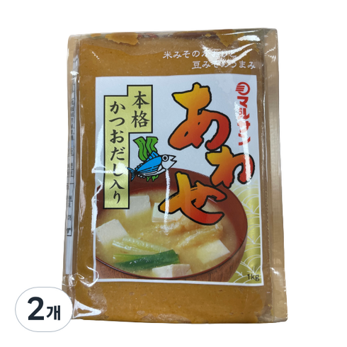 일본미소된장 - 아와세 미소 일본된장, 1kg, 2개