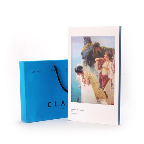 빅토리아 그림이 있는 차 선물세트 6호 + 쇼핑백, 잉글리쉬브랙퍼스트 5p + 히비스커스 5p + 루이보스 5p, 1세트