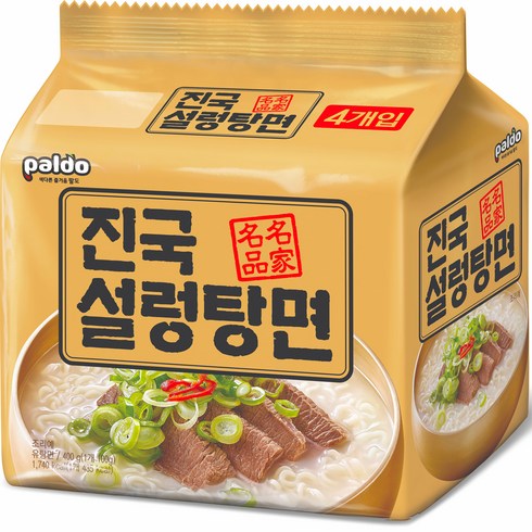 팔도 진국 설렁탕면 100g, 4개