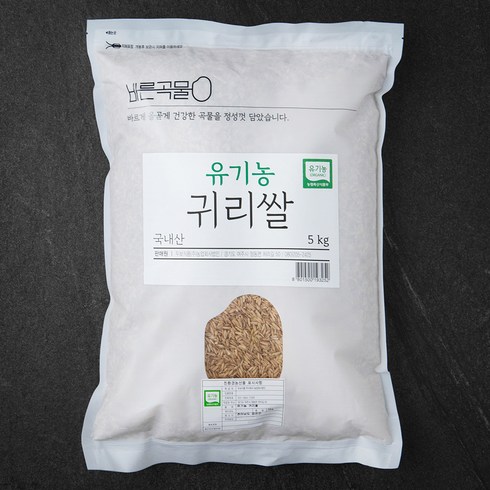 국내산 강진 쌀귀리 5kg  - 바른곡물 국산 유기농 귀리쌀, 5kg, 1개