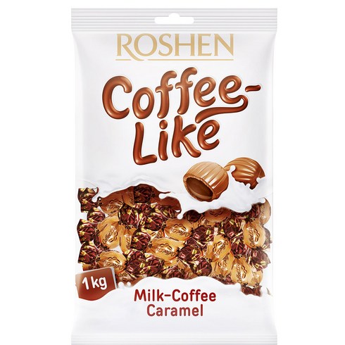 ROSHEN 커피 라이크 캔디, 1kg, 1개