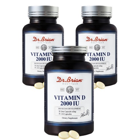 닥터브라이언 비타민D3 2000IU, 3개, 150캡슐