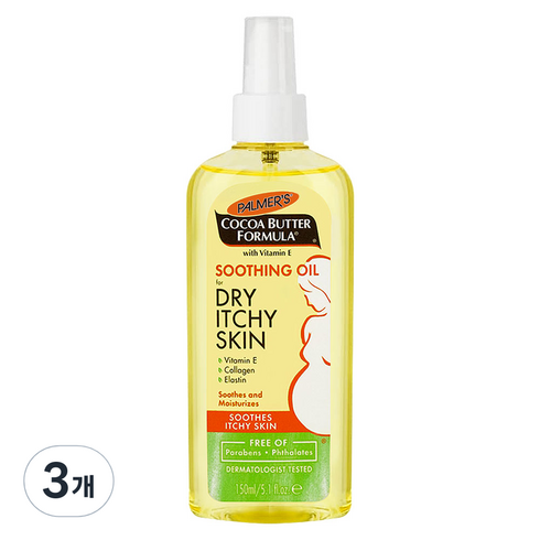 파머스 코코아버터 포뮬라 이치스킨 수딩오일, 150ml, 3개