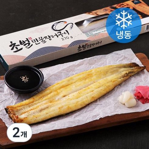고창 왕특대민물장어 손질후1.2kg  특제소스4봉 - 엠수산 초벌 민물장어구이 (냉동), 2개, 270g