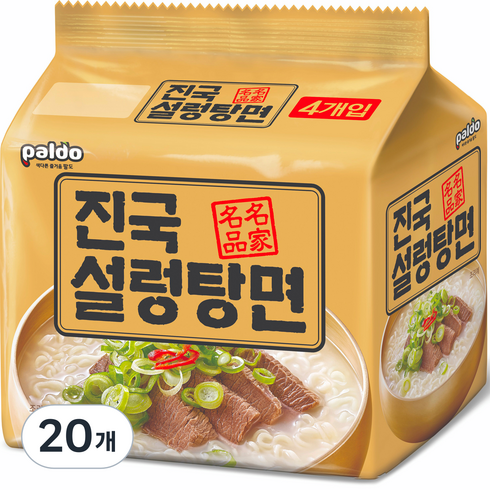 팔도 진국 설렁탕면 100g, 20개