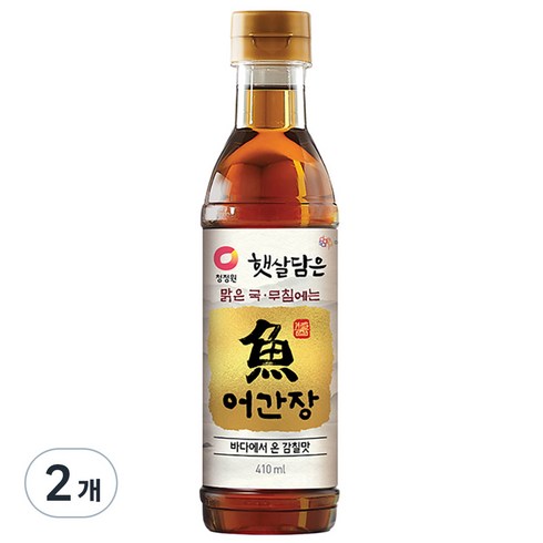 청정원 어간장, 2개, 410ml