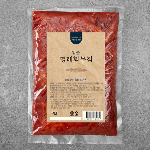 입술젓갈 명태회무침, 1kg, 1개