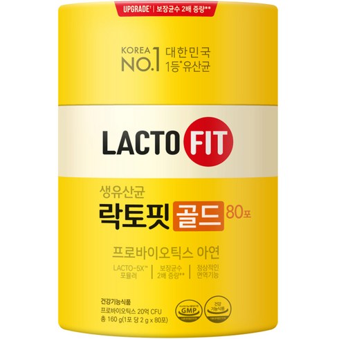 종근당건강 락토핏 골드, 160g, 1개