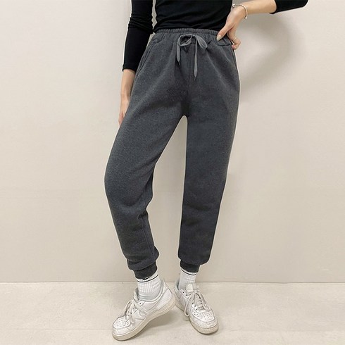 2023년 가성비 최고 여성용 기모 조거팬츠 - 마이시즌 여성용 아이엠 기모 조거팬츠