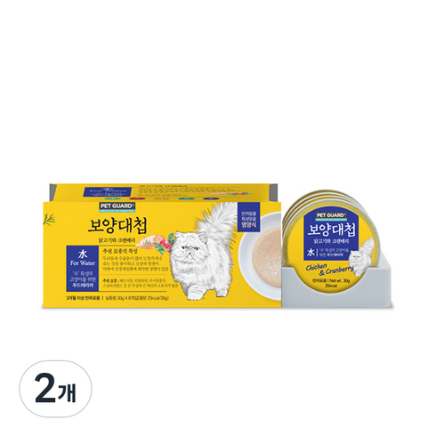 보양대첩 고양이 캔 수 닭고기와크렌베리 240g, 닭고기맛, 30g, 2개