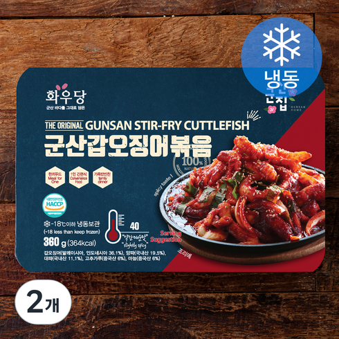 군산집 갑오징어 볶음, 360g, 2개