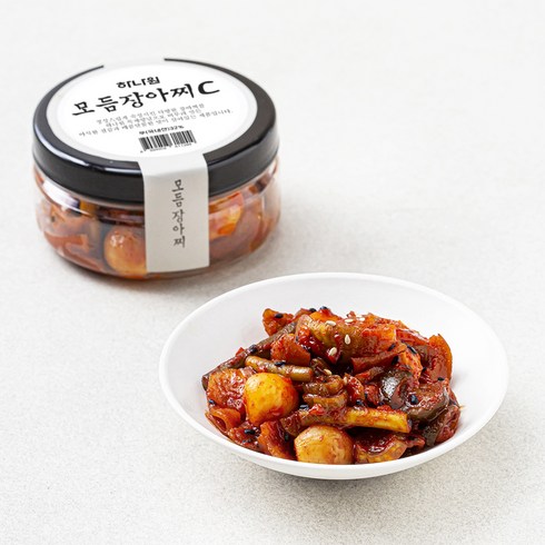 명찬 장아찌3종세트 총 8통 - 하나원 모듬장아찌 C, 150g, 1개