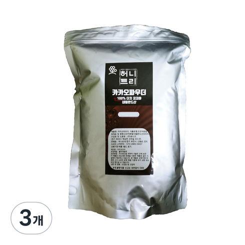 허니트리 더치 2224 카카오파우더, 1kg, 1개입, 3개