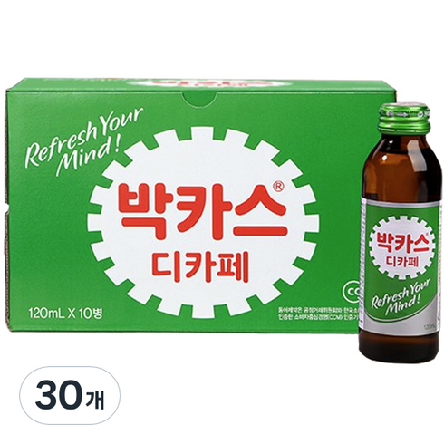 2023년 가성비 최고 박카스 - 동아제약 박카스 디카페에이, 120ml, 30개