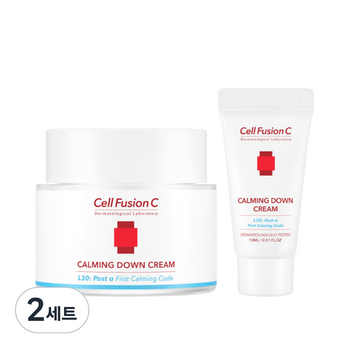 셀퓨전씨카밍다운크림 - 셀퓨전씨 카밍 다운 크림 50ml + 15ml 세트, 2세트