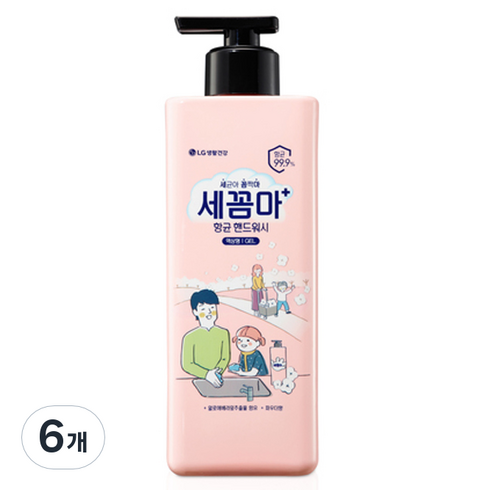 세꼼마 - 온더바디 세꼼마 핸드워시 파우더향, 480ml, 6개