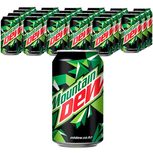 롯데칠성음료 마운틴듀 음료, 355ml, 24개
