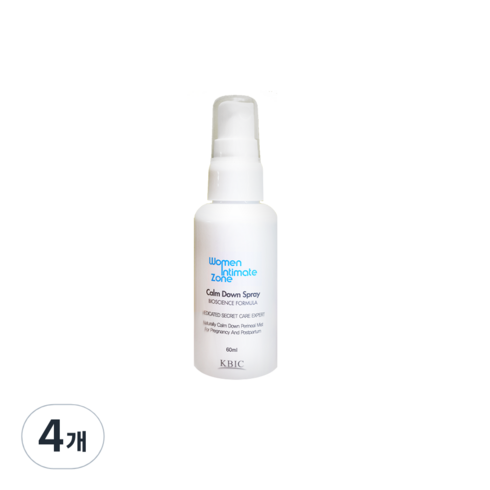 한국바이오인더스트리 캄다운 회음부 스프레이, 60ml, 4개