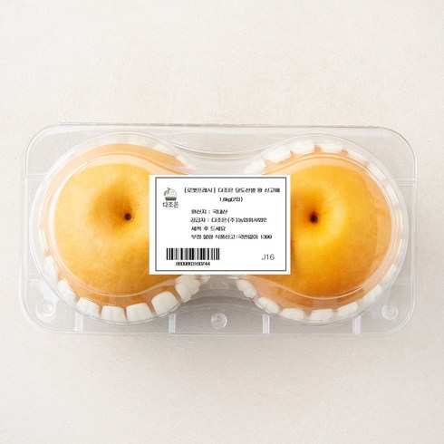 배 - 다조은 당도선별 왕 신고배, 1.6kg(2입), 1개