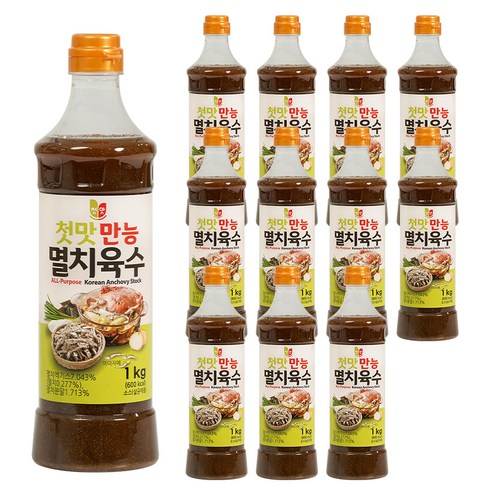 첫맛 만능멸치육수 12p, 1kg, 12개