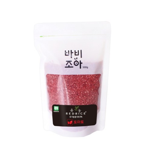 바비조아 유기농 레드 라이스 토마토쌀, 500g, 1개