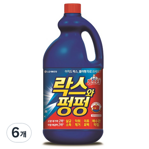 홈스타 락스와 펑펑, 2L, 6개