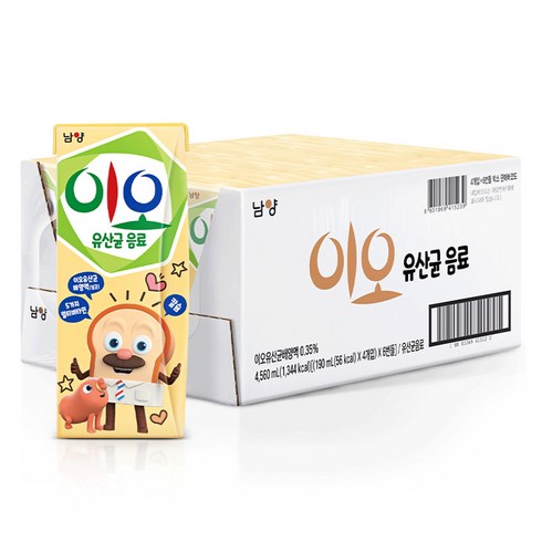 남양이오 유산균 음료, 190ml, 24개