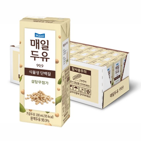 매일유업 매일두유 99.9, 190ml, 24개