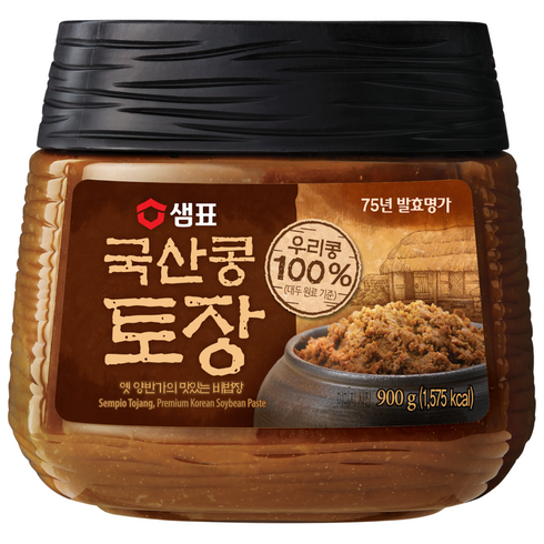 토장 - 샘표 국산콩 토장, 900g, 1개