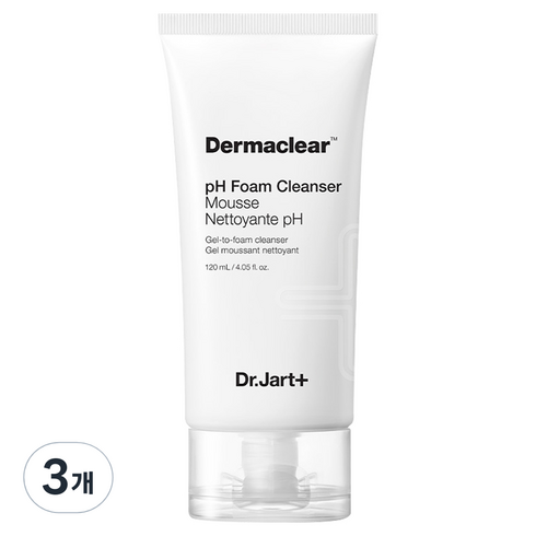 닥터자르트 더마클리어 pH 폼 클렌저, 120ml, 3개